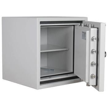 Preview: Rottner Papiersicherungsschrank EN2 Fire Master 50 Elektronikschloss lichtgrau T06430